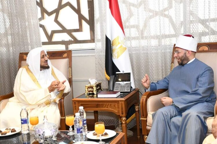 وزير الأوقاف يستقبل أمين عام المجلس الإسلامي العالمي للدعوة والإغاثة 