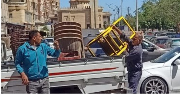 إزالة 380 حالة إشغال طريق مخالف بمدن ومراكز البحيرة