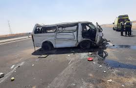 مصرع وإصابة 7 أشخاص إثر وقوع حادث انقلاب في البحر الأحمر