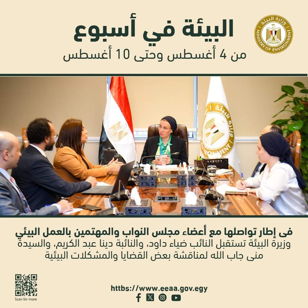 وزيرة البيئة تشارك جامعة مصر للعلوم حفل تخرج دفعة جديدة من كلية الطب البشري