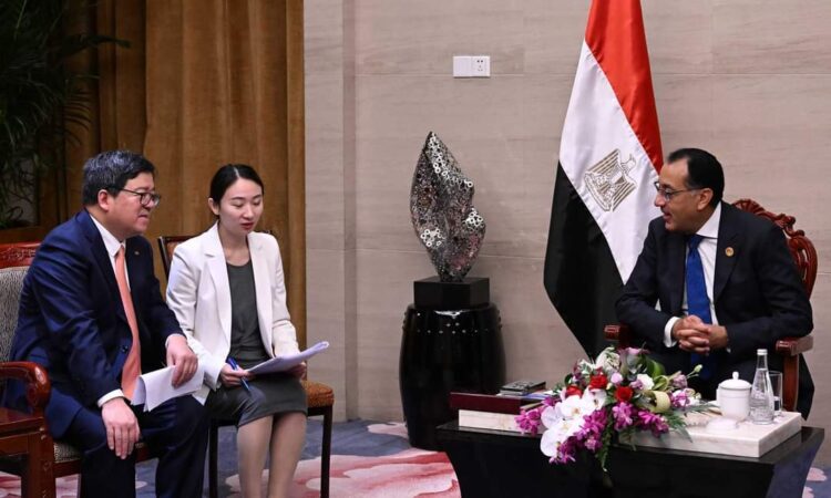 رئيس الوزراء يلتقي رئيس شركة 