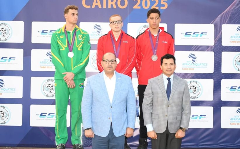 وزير الرياضة يفتتح فاعليات النسخة السادسة عشرة من البطولة الأفريقية للسباحة للناشئين