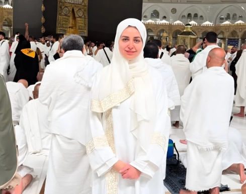 هبة مجدي تشارك جمهورها بصور أداء مناسك العمرة