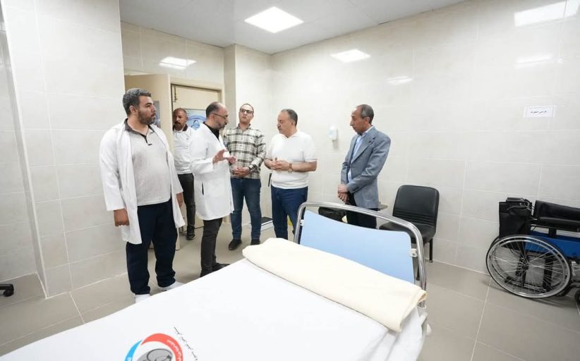 محافظ أسيوط يتفقد التشغيل التجريبي لوحدة قسطرة القلب بمستشفى المبرة