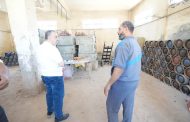 محافظ أسيوط يتفقد مستودع أسطوانات البوتاجاز بالجمعية التعاونية الزراعية