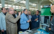 وزير الدولة يتابع سير العملية الإنتاجية بشركة حلوان للأجهزة المعدنية 