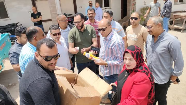محافظ الجيزة يعلن عن ضبط السلع الفاسدة وغير الصالحة للاستهلاك الآدمي في إمبابة والقناطر