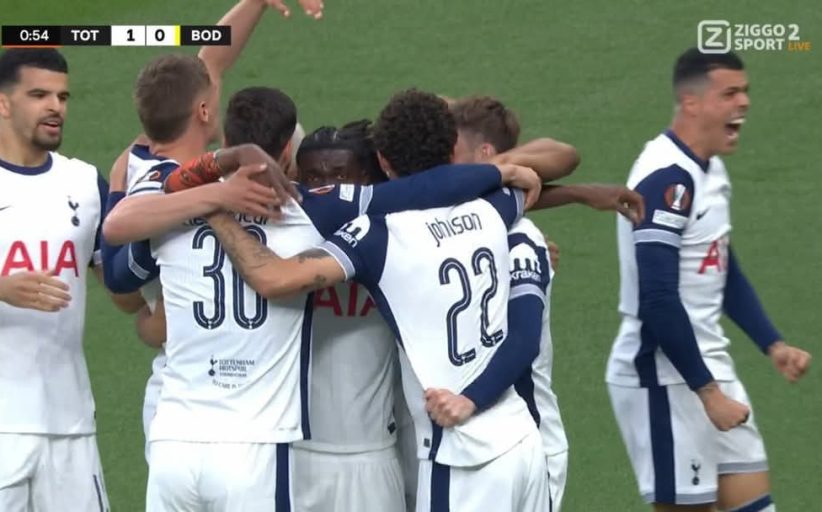 توتنهام يقسو على بودو غليمت في الشوط الأول بالدوري الاوروبي