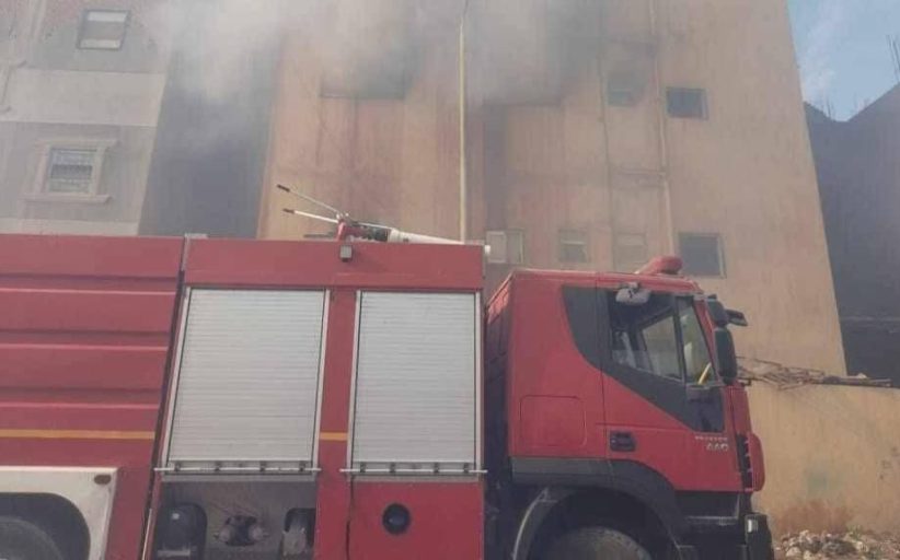 إصابة 3 مواطنين في حريق اندلع داخل شقه سكنية بمنطقة الدخيلة بالإسكندرية 