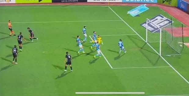 بهدفين، بيراميدز يتأخر أمام البنك الأهلي في الشوط الأول بالدوري 