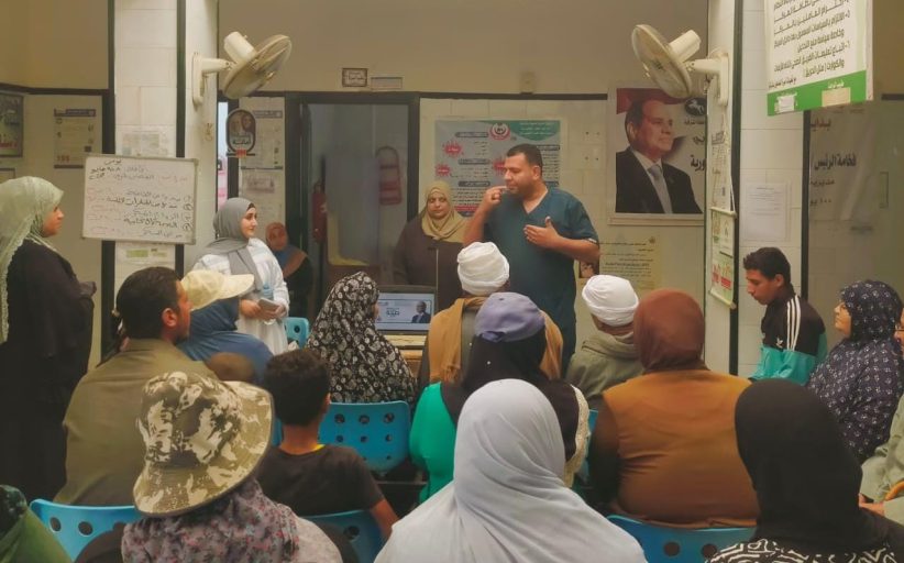تقديم خدمات طبية شاملة لأهالي قرية القصبي شرق ضمن مبادرة حياة كريمة بالشرقية