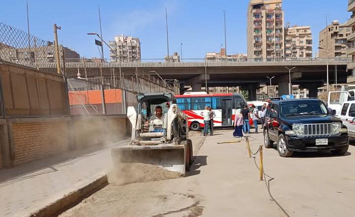 محافظ الجيزة يعلن عن حملات نظافة وتجريد بطريق العروبة بحي الطالبية
