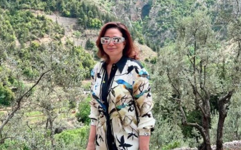 الفنانة إلهام شاهين تتألق في أجواء الطبيعة بـ لبنان
