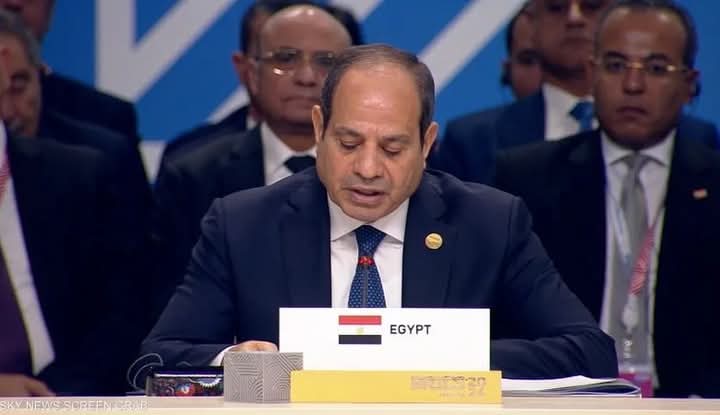 السيسي: الشعب الفلسطيني يتعرض لجرائم ممنهجة وممارسات وحشية