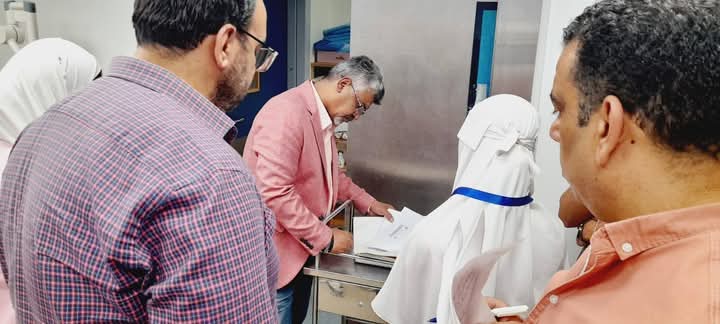 وكيل صحة شمال سيناء يتابع جاهزية مستشفى العريش لخدمة المرضى
