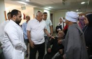 محافظ الوادي الجديد يفاجئ التأمين الصحي، ويوجه بتحسين الخدمات الطبية
