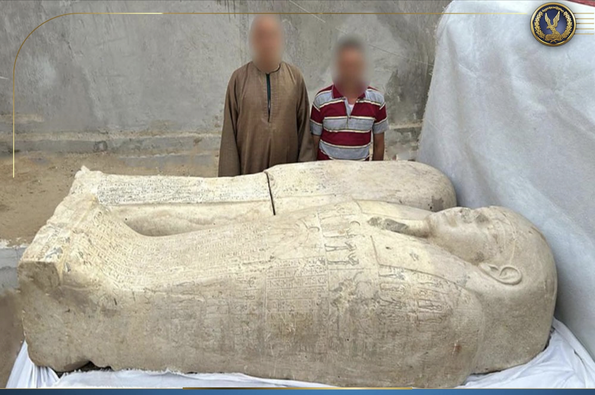 ضبط قطع أثرية بحوزة شخصين بسوهاج بقصد الإتجار