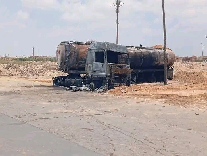 تفحم سيارة خالد