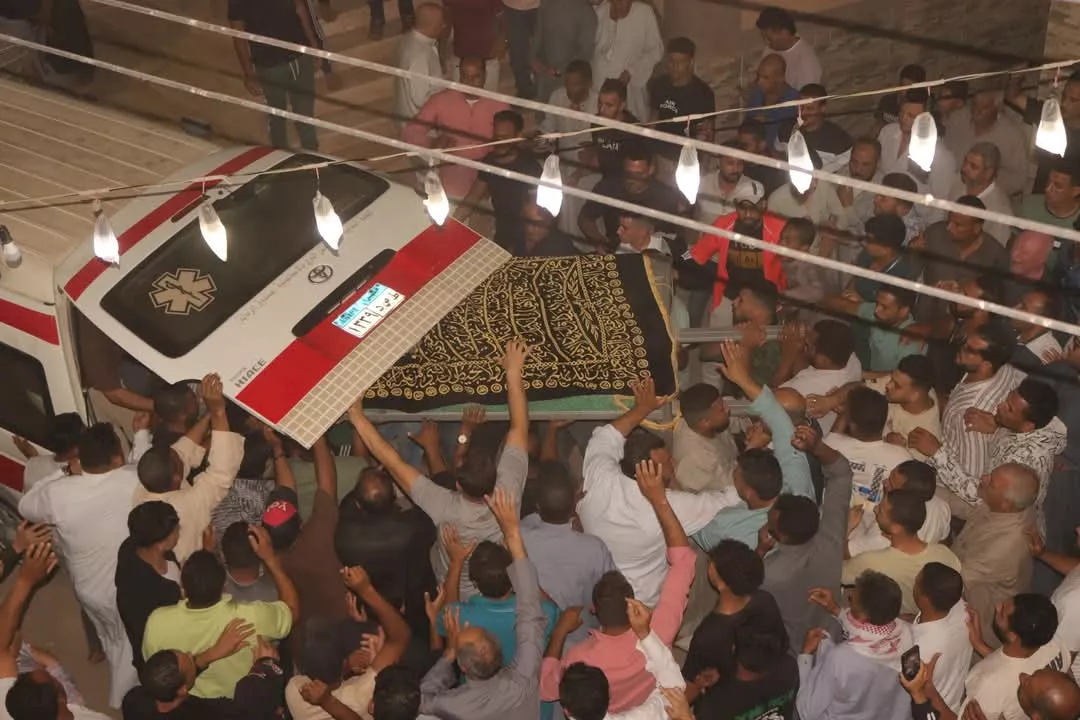 تشييع جنازة خالد في مسقط رأسه