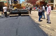 محافظة المنيا تواصل تطوير الطرق ورفع كفاءة البنية التحتية