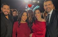شيماء سيف تظهر لأول مرة مع زوجها بعد عودتهم بحفل زفاف منة القيعي 
