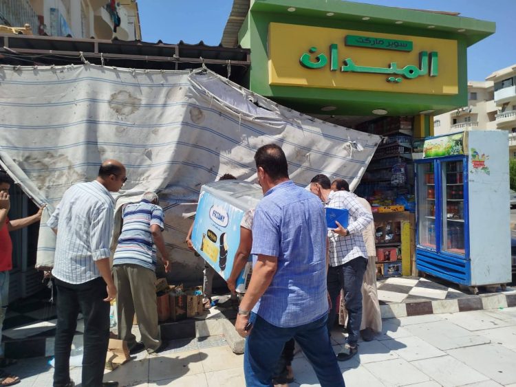 حي شمال الغردقة ينفذ حملة مكبرة لضبط الأنشطة المخالفة