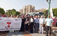 محافظ المنيا يطلق حملة التبرع بالدم وسط احتفال جماهيري واسع