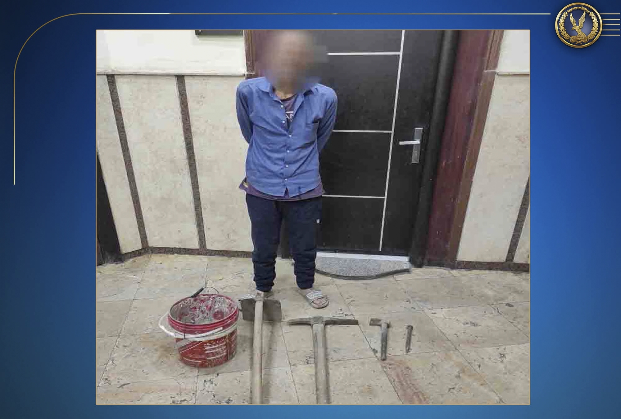أمن القاهرة ينجح في ضبط عامل بتهمة التنقيب غير المشروع عن الآثار 