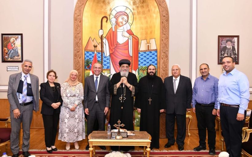 رئيس البنك الزراعي المصري يلتقي قداسة البابا تواضروس الثاني لتعزيز التعاون والتوسع في تمويل مشروعات الأديرة