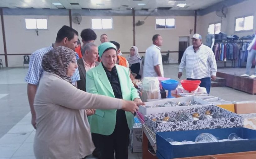 محافظ كفرالشيخ يفتتح معرض الحرف اليدوية والغذائية بسيدي سالم