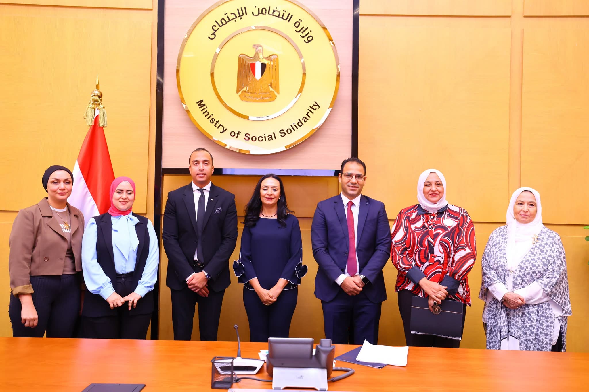 وزيرة التضامن الاجتماعي تترأس اجتماع اللجنة العليا للأسر البديلة الكافلة