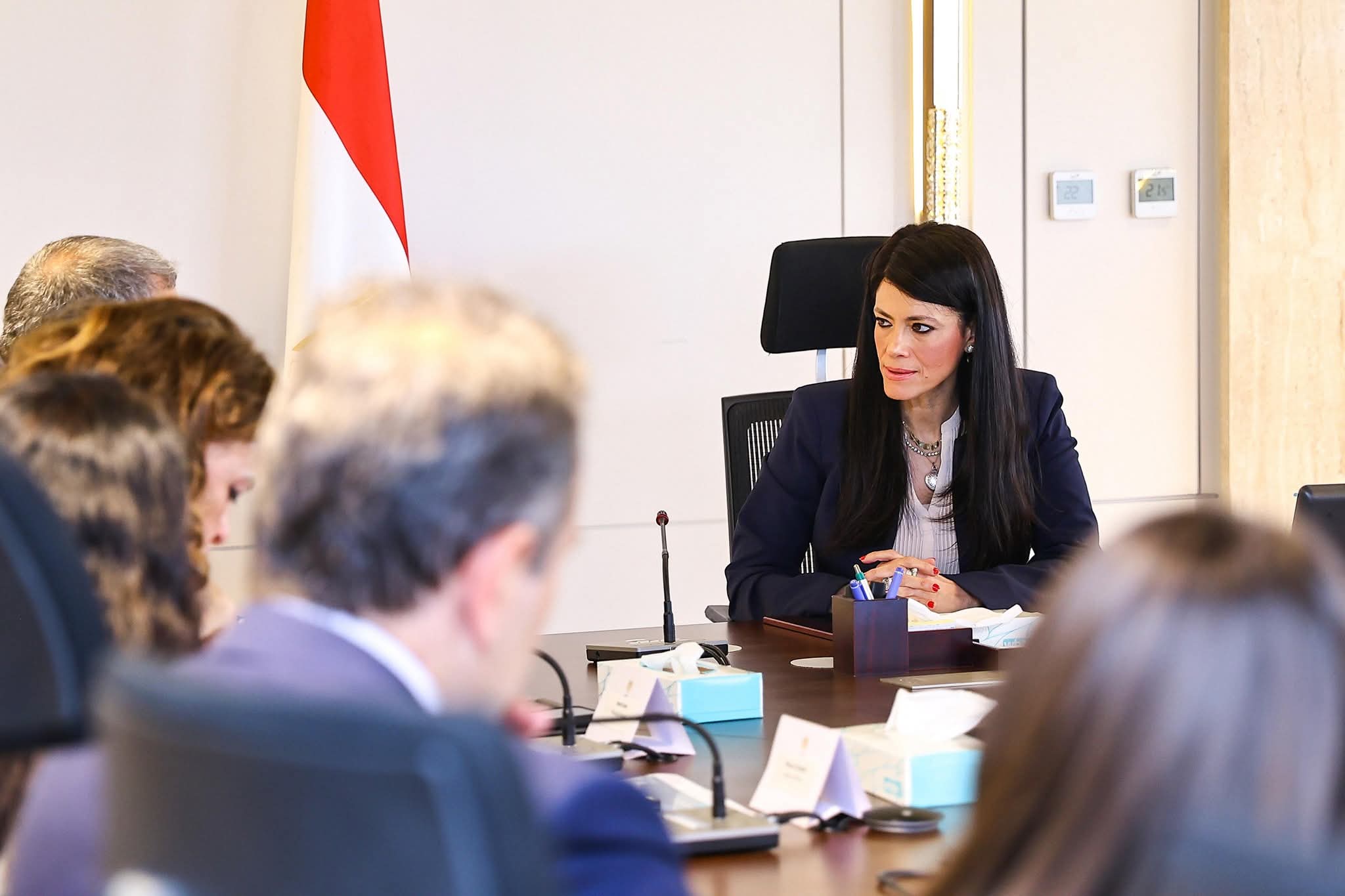 المشاط تتابع مع البنك الأوروبي مخرجات المؤتمر الدولي لإعادة هيكلة النظام المالي العالمي