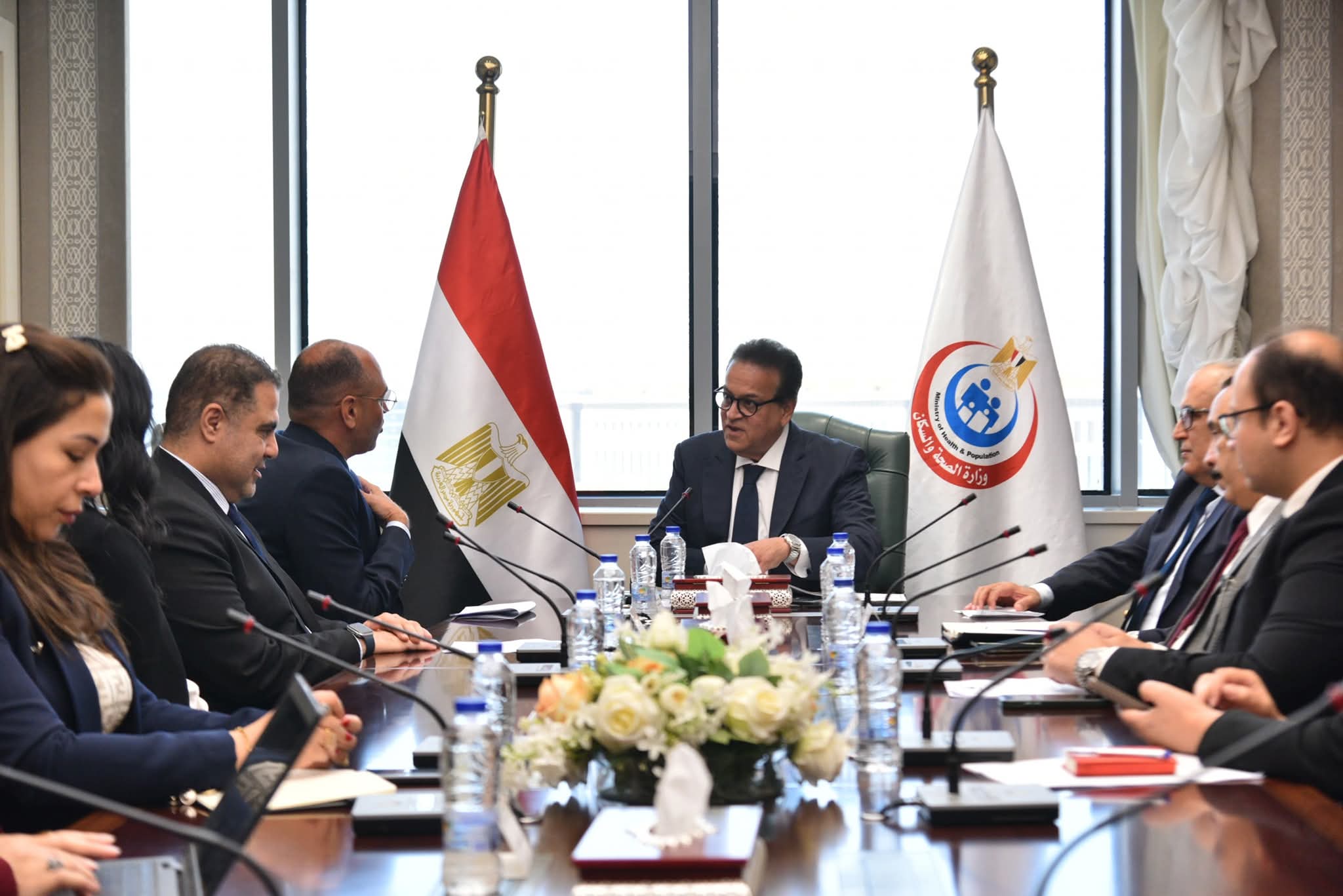 وزير الصحة يستقبل وفد شركة 