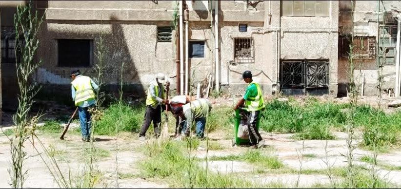 حملات مكثفة بمساكن العبور للارتقاء بالمظهر الحضاري وتحسين مستوى الخدمات