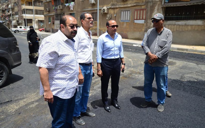 رئيس مدينة بورفؤاد يتابع تطوير مساكن الحزب الوطني ورفع كفاءة البنية التحتية
