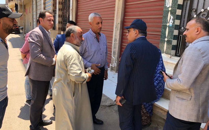محافظ الدقهلية يتفقد أعمال توصيل المياه للبر الشرقي بنبروه