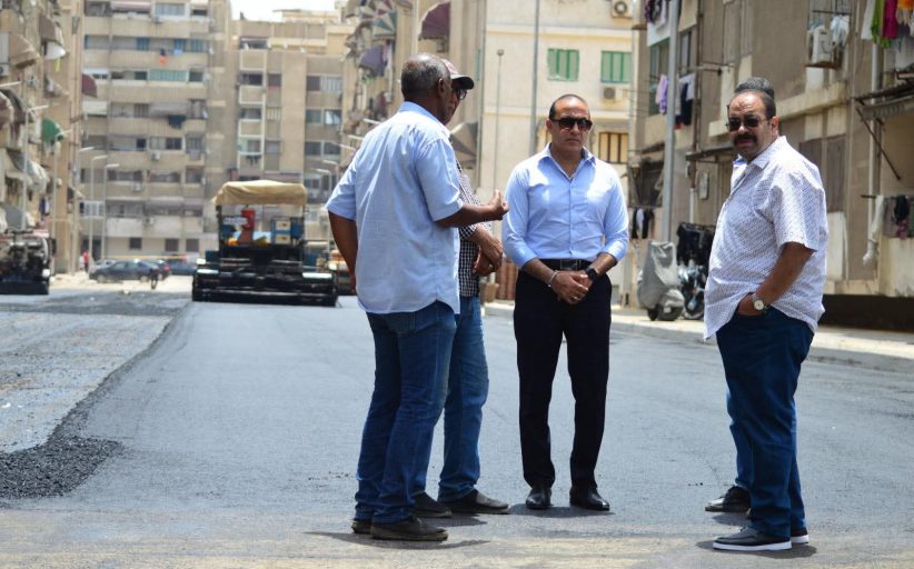 استمرار أعمال تطوير مساكن الحزب الوطني ببورفؤاد لخدمة آلاف المواطنين