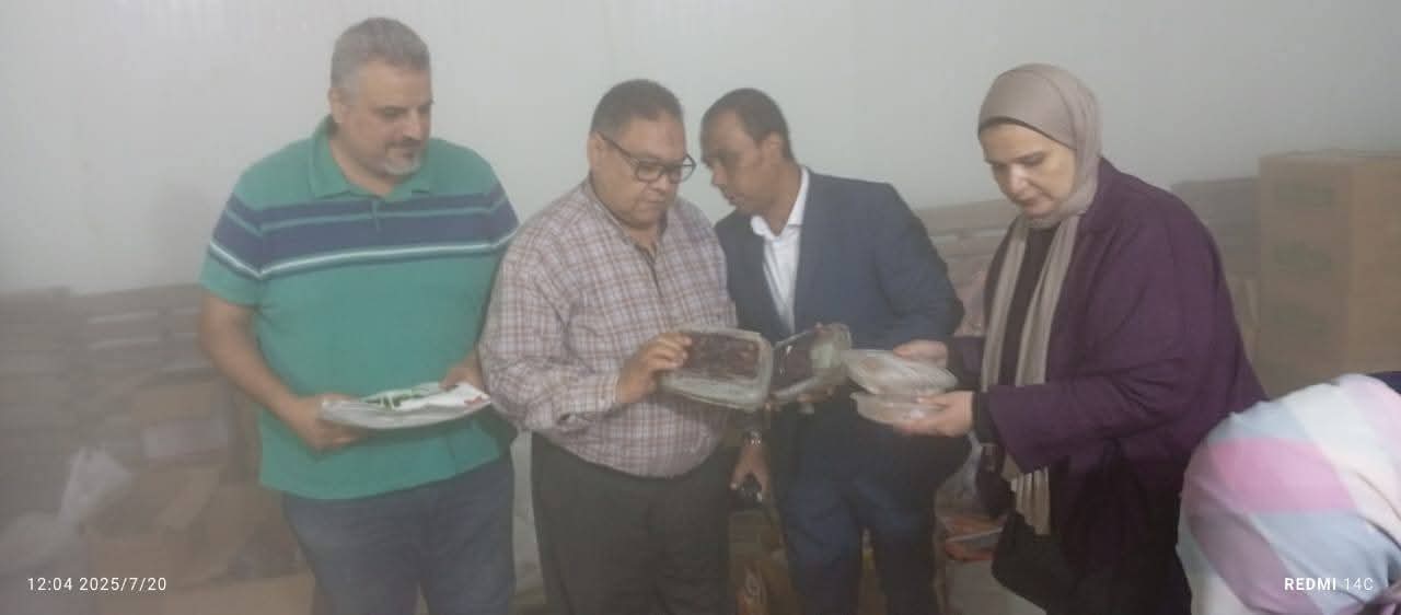 ضبط 13 طن لحوم ودواجن فاسدة خلال حملة تفتيش بالدقهلية