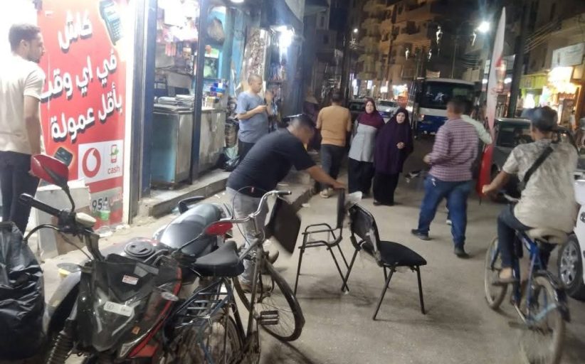 حملات مكثفة لرفع الإشغالات في مركزي بني مزار وملوي بالمنيا 