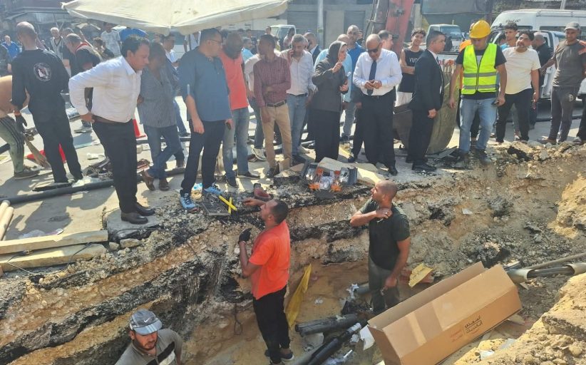 وزير الكهرباء يتفقد موقع إصلاح عطل الكابل الأرضي بمحافظة الجيزة