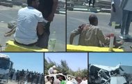 9 وفيات و 11 مصابًا في حادث جديد على الطريق الإقليمي