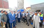 وزير الإسكان يفقد محطة مياه شرب الفقاعي ببني سويف