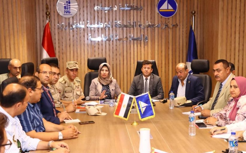 نائب محافظ دمياط تترأس اجتماعًا لتنسيق مشروع الصقر 2025