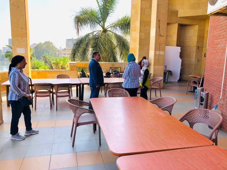 محافظ الدقهلية يتفقد أعمال تطوير مكتبة مصر بالمنصورة