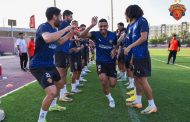 الدبيس وعبد الفتاح يظهران لأول مرة في مران سيراميكا
