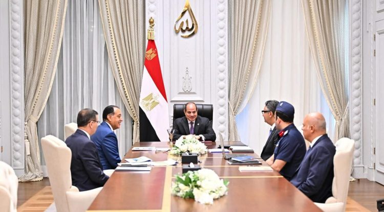 السيسي : الأمن الغذائي المصري في وضع مستقر ومطمئن