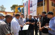محافظ الجيزة يطلق التشغيل التجريبي لثلاث محطات صرف صحي ومياه شرب بالصف