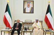 ولي عهد الكويت يستقبل نائب رئيس الوزراء للتنمية الصناعية لتدعيم التعاون المشترك بين البلدين