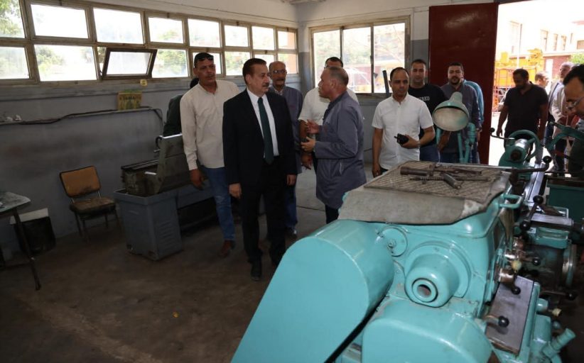 محافظ المنوفية يتفقد شركة صيانة الآليات بميت خلف ويشدد على تطوير الأداء