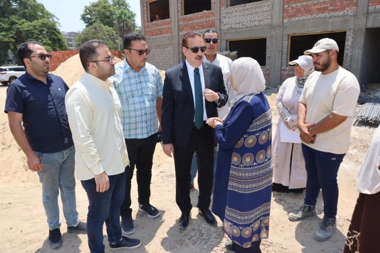 محافظ المنوفية يتابع إنشاء مدارس جديدة لدعم منظومة التعليم